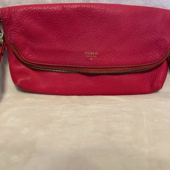 Fossil Leather Clutch Clutch/Wristlet - Picture 1 of 1